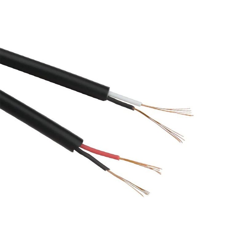 klarako PULABO Audio Converter Line 3.5mm Plug Females to Two RCA Stereo Jacks Cable Male,0.25M Black Convenient - Image 2