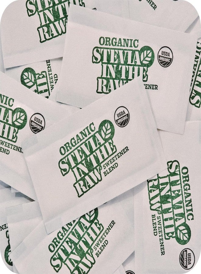 IN THE RAW Stevia In The Raw Organic Stevia Sweetener Packets, 300 Ct, Zero Calorie Stevia Sugar Substitute Packets, No Erythritol or Artificial Flavors, USDA Organic, Non-GMO Project Verified, Vegan - Image 2