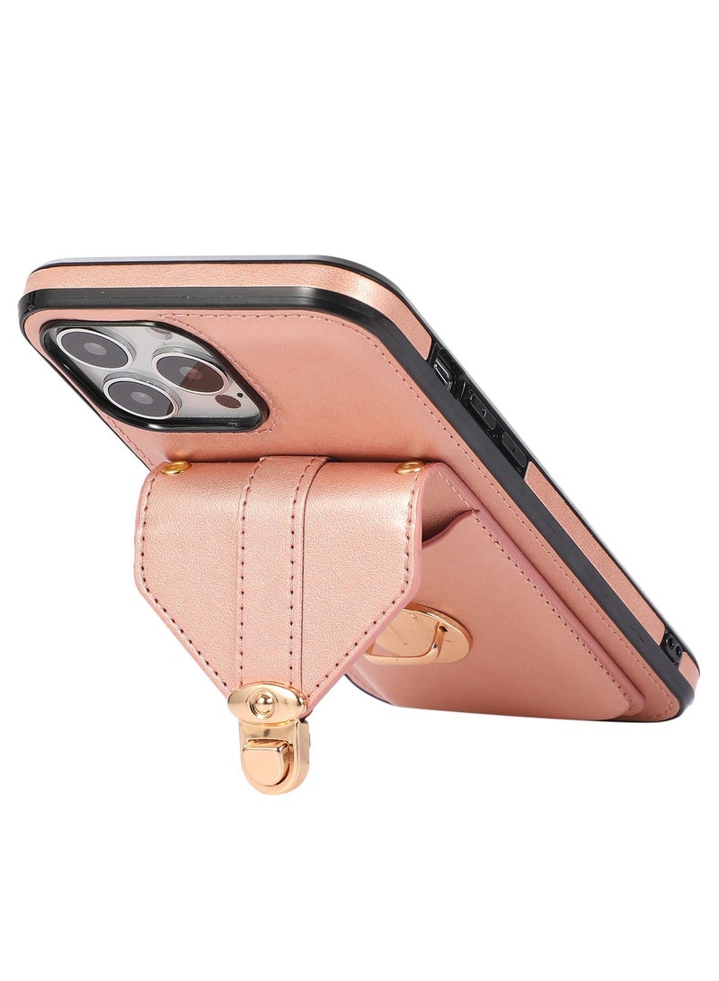Suteni Back Cover Leather Card Slots Phone Case for iPhone - Image 3