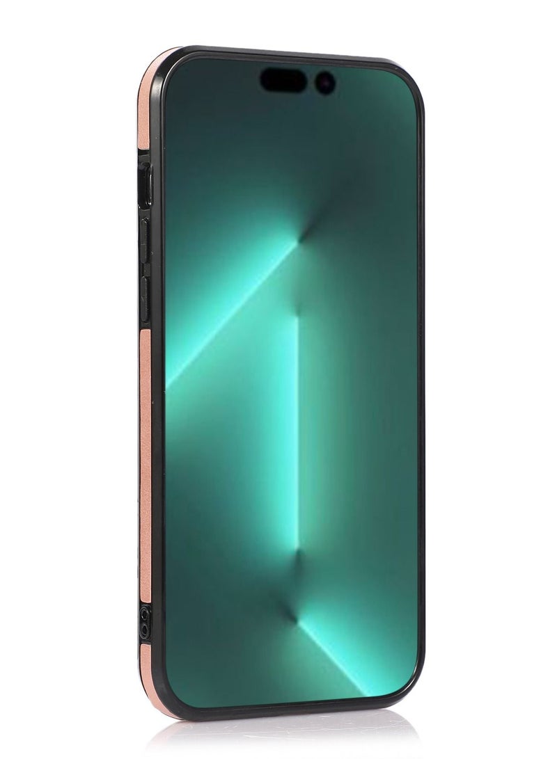 Suteni Back Cover Leather Card Slots Phone Case for iPhone - Image 2