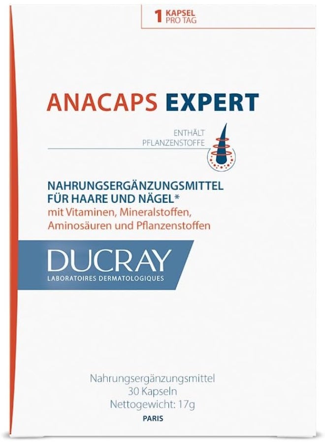 Ducray Anacaps Expert Chronic Hair Loss, 30 Capsules - Image 1