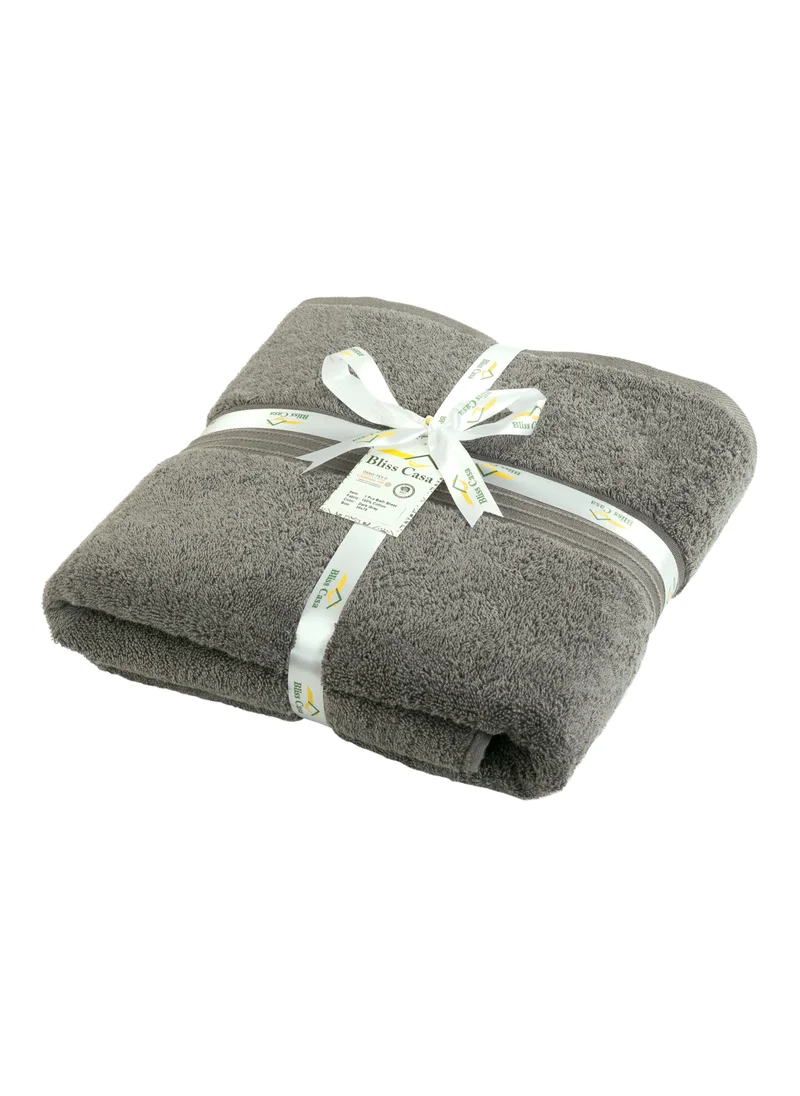 Bliss Casa 1-Piece Bath Sheets, 100% Combed Cotton 550 GSM Superior Quality Towels, Quick Dry Highly Absorbent, Thick, Soft and Hotel Bathroom Towels for Bath and Spa 90x180 cm