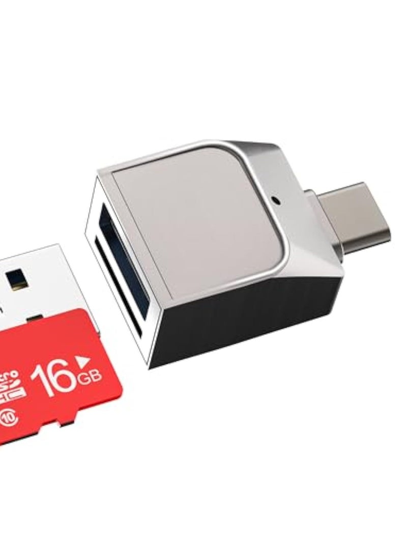 KASTWAVE USB C to OTG TF Adapter, Type C USB Micro SD Memory Card Reader, Multiport Thunderbolt Docking Station, SD Card Reader, Dongle Flash Drive for Apple iPhone 15 Pro Max MacBook iPad Air4 - Image 1