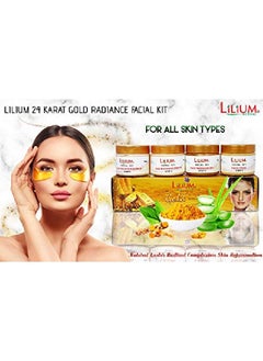 LILIUM 24 Karat Gold Radiance Facial Kit 2Kg  - Image 3