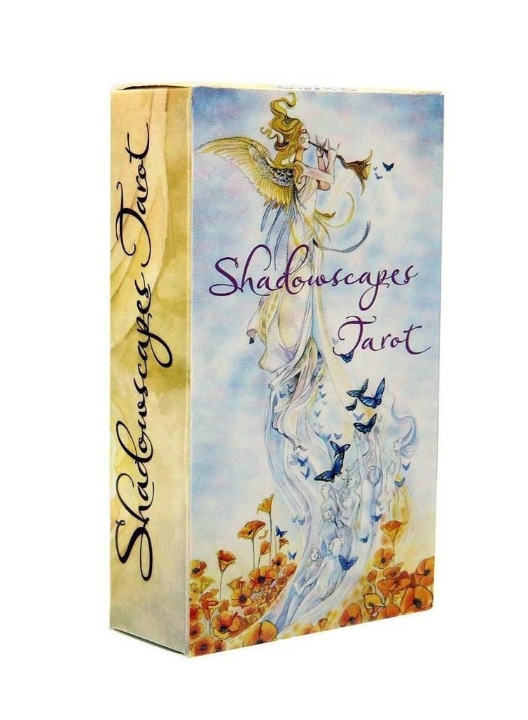 NIBEMINENT بطاقات التاروت للمبتدئين، بطاقات تاروت كلاسيكية مع معاني عليها، مجموعات تاروت لدارسي التاروت (تاروت شادو سكيب) 