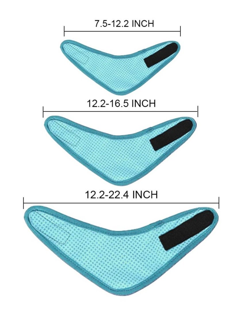 KASTWAVE Dog Cooling Collar, Green Pet Summer Cooling Collar Soft Adjustable Pets Cooling Ice Pad Heatstroke Prevention - Image 3
