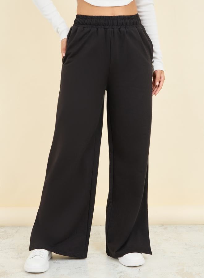 Styli Styli High Rise Side Slit Hem Jogger  - Image 1