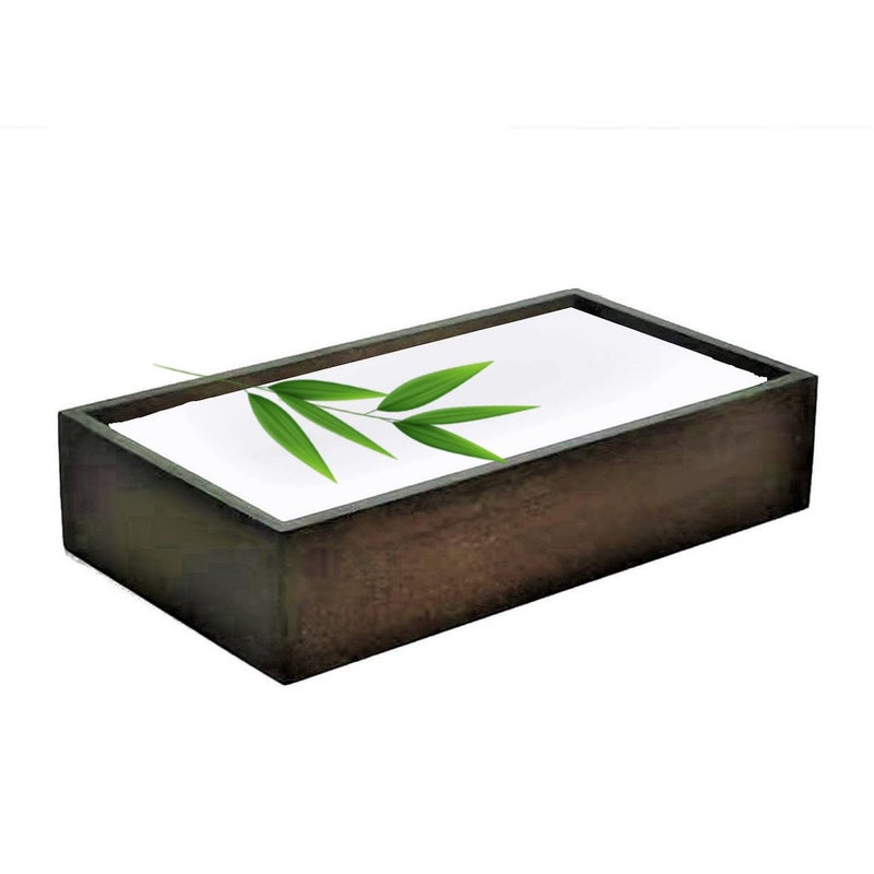 Kitchen Noble Kitchen Noble Bamboo Guest Towel Holder In Dark Walnut 975x 550x 2  Bathroom Napkin Tray  Organizer Box  For Desk Bathroom Dining Table Kitchen Counter  Drawers KN082522 