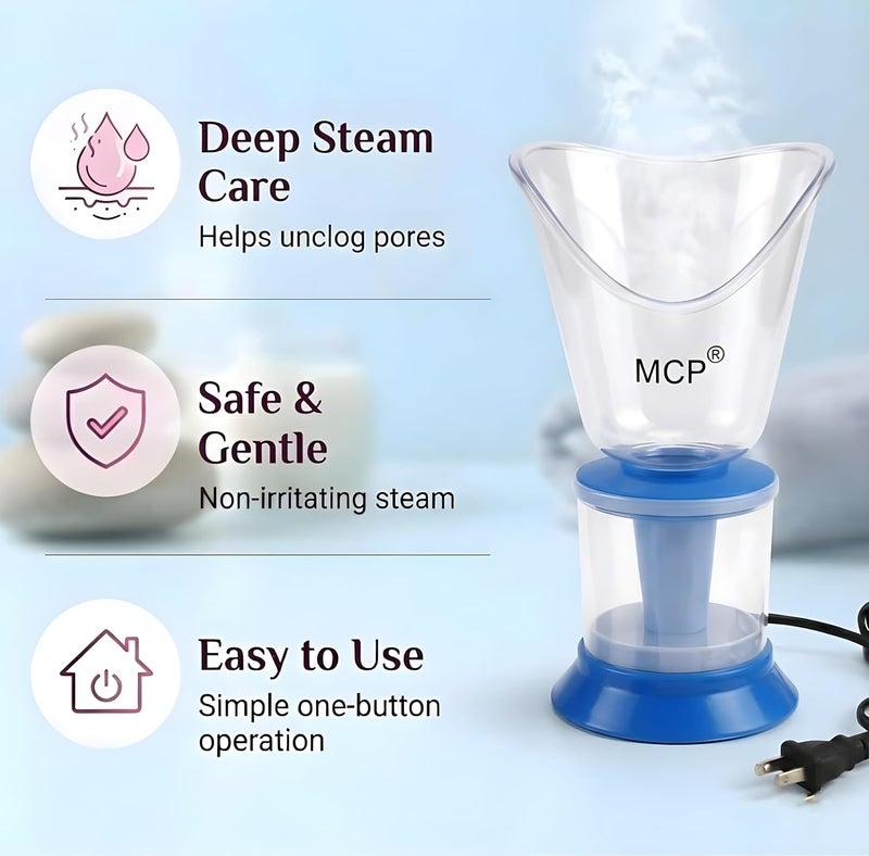 MCP Steam 3 in 1 Vaporizer,Steamer for cough and cold kids steam nose inhaler and facial vaporizer (White) - Image 3