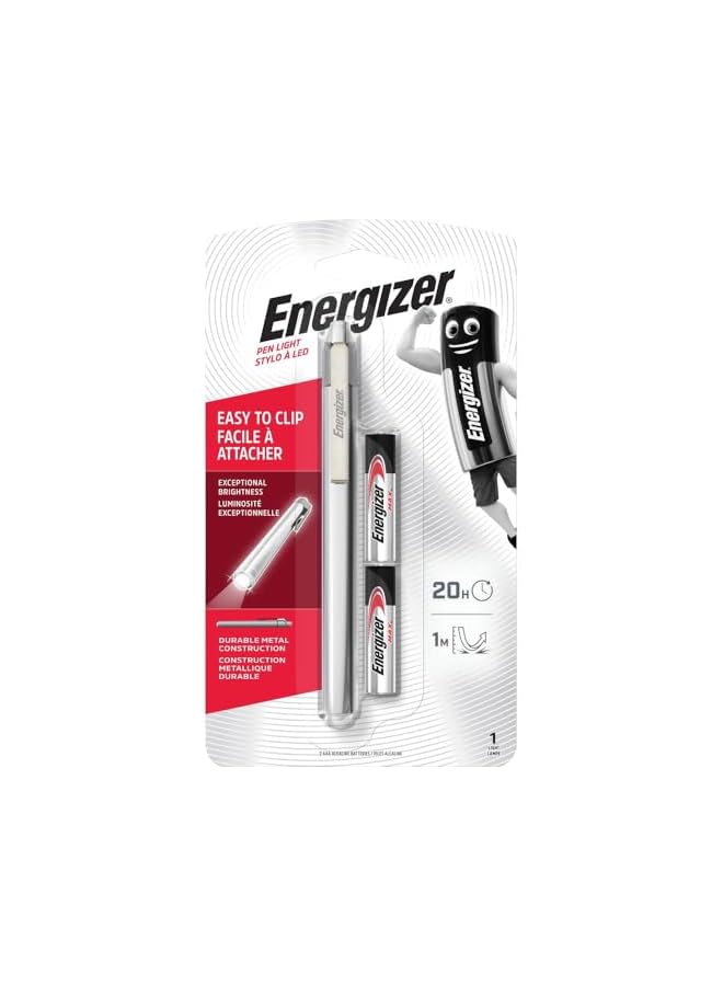 Energizer Fit in Pocket LED Penlight with 2 AAA Batteries - Image 2