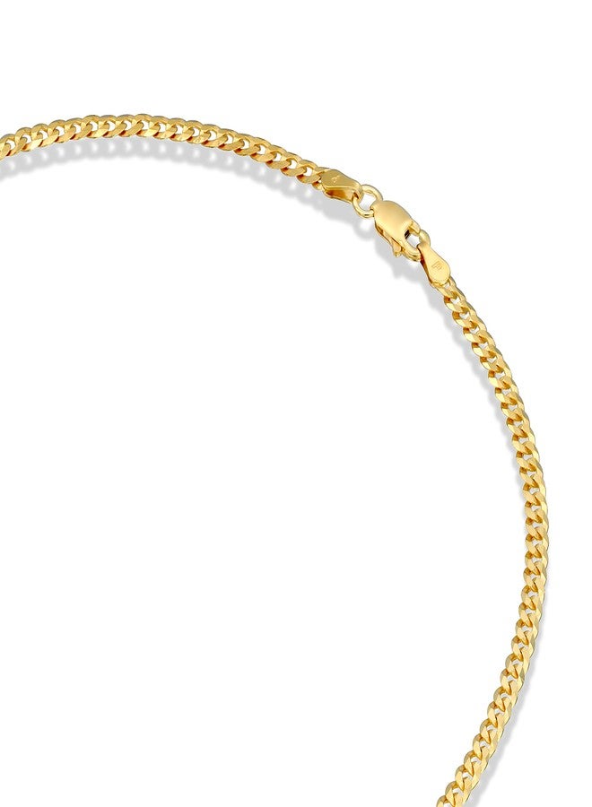 PAVOI Italian Solid 925 Sterling Silver, 22K Gold Plated Chain Necklaces | Snake, Square Box, Cable, Super Flex Curb, Miami Cuban and Rope Diamond-Cut Herringbone Necklace for Women and Men | MADE IN - Image 4