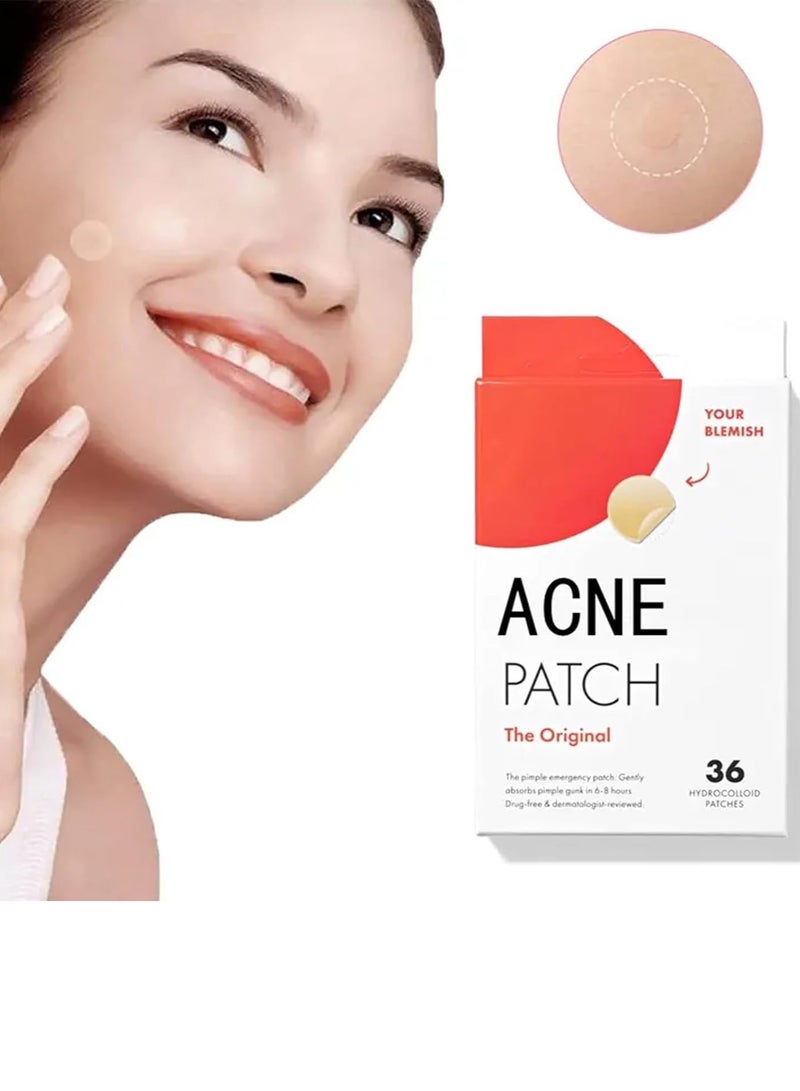 Kormesic رقع امتصاص حب الشباب  من كورميسيك، ستيكرات لاصقة غير مرئية مع حمض الساليسيليك لمعالجة البقع الواضحة وازالة العيوب الاصلية بمقاسين،... - Image 1