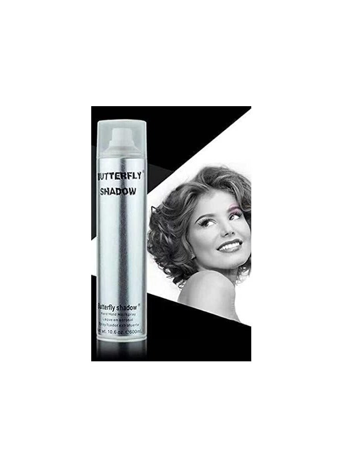 باترفلاي شادو بخاخ شعر باترفلاي شادو 600 مل – تثبيت قوي جدًا للتحكم لمدة 24 ساعة ولمعان طبيعي - Image 3