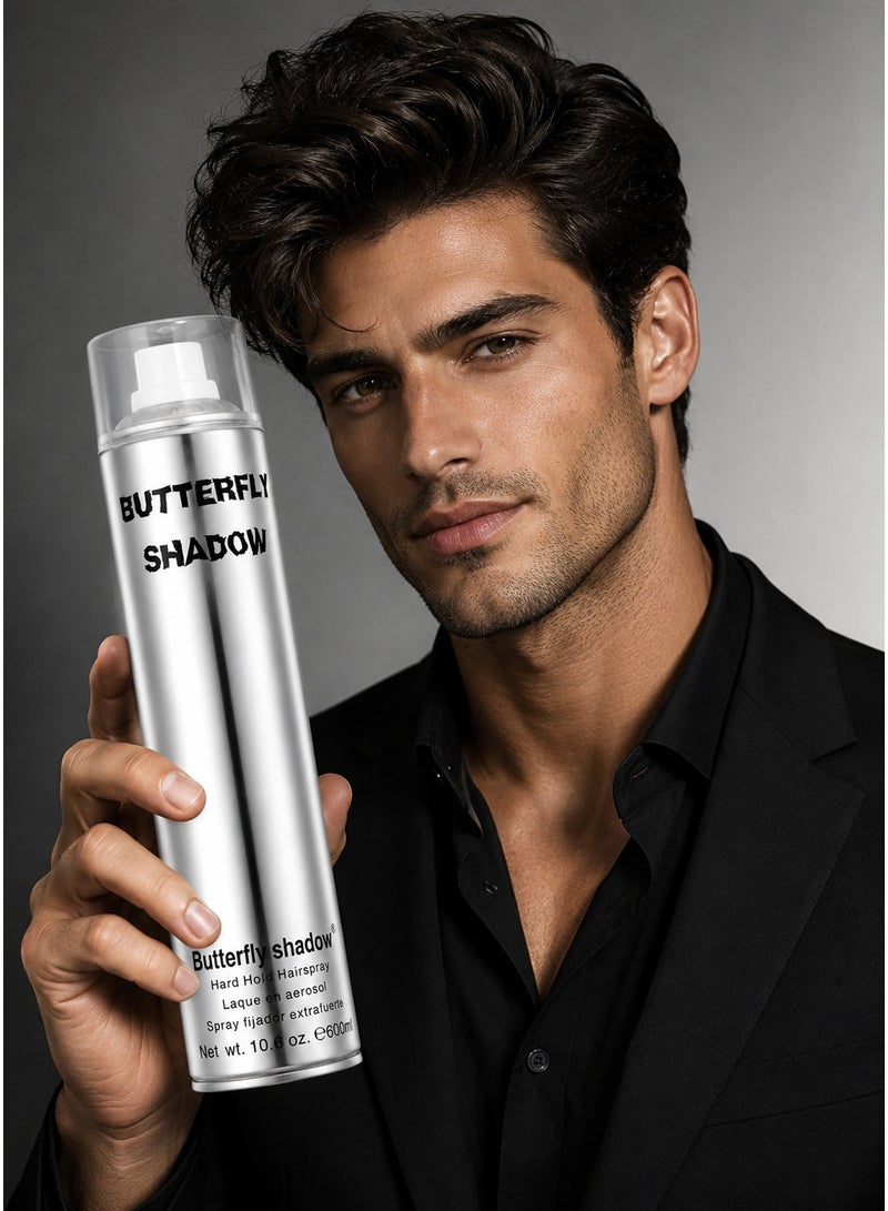 Butterfly Shadow Hair Spray 600ml Extra Strong Hold Styling Spray with 24-Hour Control & Shine - Image 5