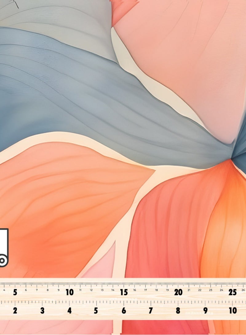 فيلاتو Ø¬Ù„Ø§Ø¨ÙŠØ© Ù…Ø®ÙˆÙŠØ± Ù…Ù† Ù‚Ù…Ø§Ø´ Ø­Ø±ÙŠØ± Ø§Ù„Ù„ÙŠÙ„ Ø¹Ø±Ø§Ù…Ù†ÙŠ Ø¨Ø§Ù„ÙŠØ§Ø±Ø¯Ø©ØŒ Ù†Ù‚Ø´Ø© Ø²Ù‡ÙˆØ± ÙˆØ±Ø¯ÙŠØ© Ø¨Ø±ØªÙ‚Ø§Ù„ÙŠØ©ØŒ Ø®ÙŠØ§Ø·Ø©ØŒ Ø¹Ø±Ø¶ 58 Ø¨ÙˆØµØ© - Image 4