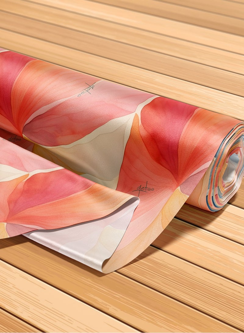 فيلاتو Ø¬Ù„Ø§Ø¨ÙŠØ© Ù…Ø®ÙˆÙŠØ± Ù…Ù† Ù‚Ù…Ø§Ø´ Ø­Ø±ÙŠØ± Ø§Ù„Ù„ÙŠÙ„ Ø¹Ø±Ø§Ù…Ù†ÙŠ Ø¨Ø§Ù„ÙŠØ§Ø±Ø¯Ø©ØŒ Ù†Ù‚Ø´Ø© Ø²Ù‡ÙˆØ± ÙˆØ±Ø¯ÙŠØ© Ø¨Ø±ØªÙ‚Ø§Ù„ÙŠØ©ØŒ Ø®ÙŠØ§Ø·Ø©ØŒ Ø¹Ø±Ø¶ 58 Ø¨ÙˆØµØ© - Image 5