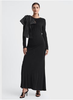 REISS Cut Out Bow Detail Dress  - Image 1