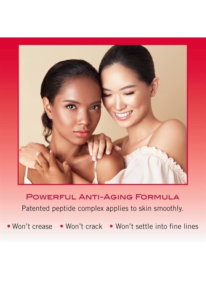 Mirabella Invincible Anti-Aging Full Coverage HD Liquid Foundation, Dark V - Moisture-Rich Formula Minimizes Acne, Fine Lines & Wrinkles for Smoother & Brighter Skin - Paraben-Free & Cruelty-Free - Image 3