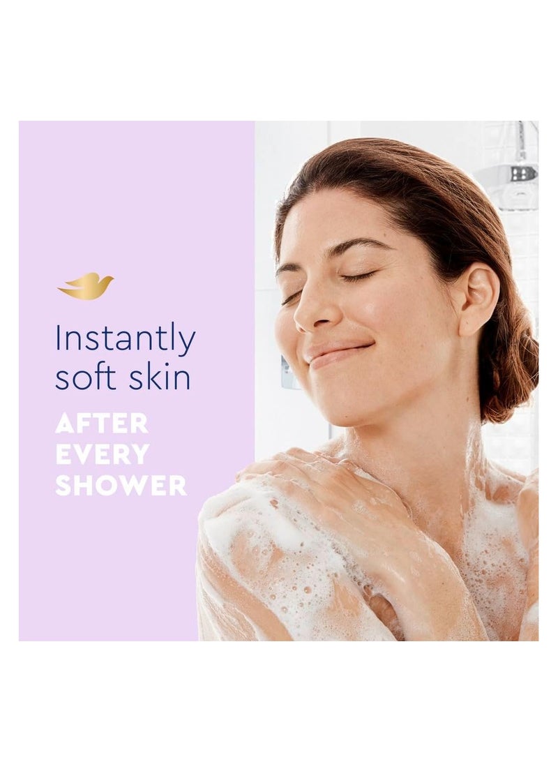 دوف غسول ملطف للجسم من دوف بتقنية مزيج التجديد وزيت اللافندر ومستخلص اكليل الجبل، مع ¼ كريم مرطب، سعة 500 مل - Image 4