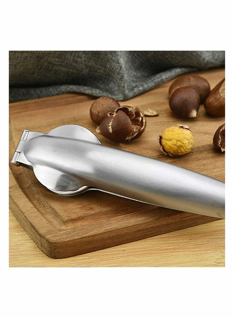 NIBEMINENT Nutcracker Chestnut Clip, Nut Cracker Sheller Walnut Pliers, 304 Stainless Steel Opener, Multifunctional Kitchen Tools for Dried Fruit - Image 5