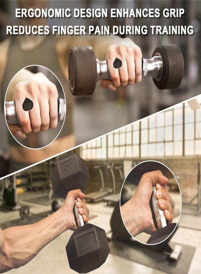 ULTRINA Weight Lifting Hand Grips, Anti-Slip Workout Grips - Ergonomic Gym Hand Grips for Weight Lifting, Pull Ups, Dumbells, Deadlifts & Strength Training | Lightweight & Non-Slip Lifting Grips for Men & Women.(WEIGHT LIFTING PAD.) - Image 5