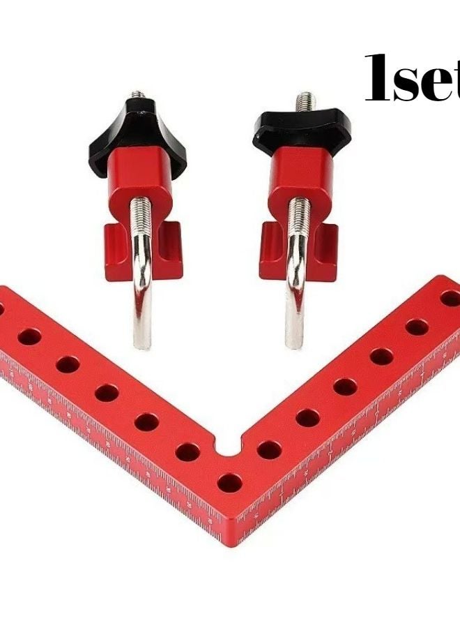 1 مجموعة ماسك زاوية قائمة من سبائك الألومنيوم المتين مقاس 5.5 بوصة أداة تموضع 90 درجة - Image 3