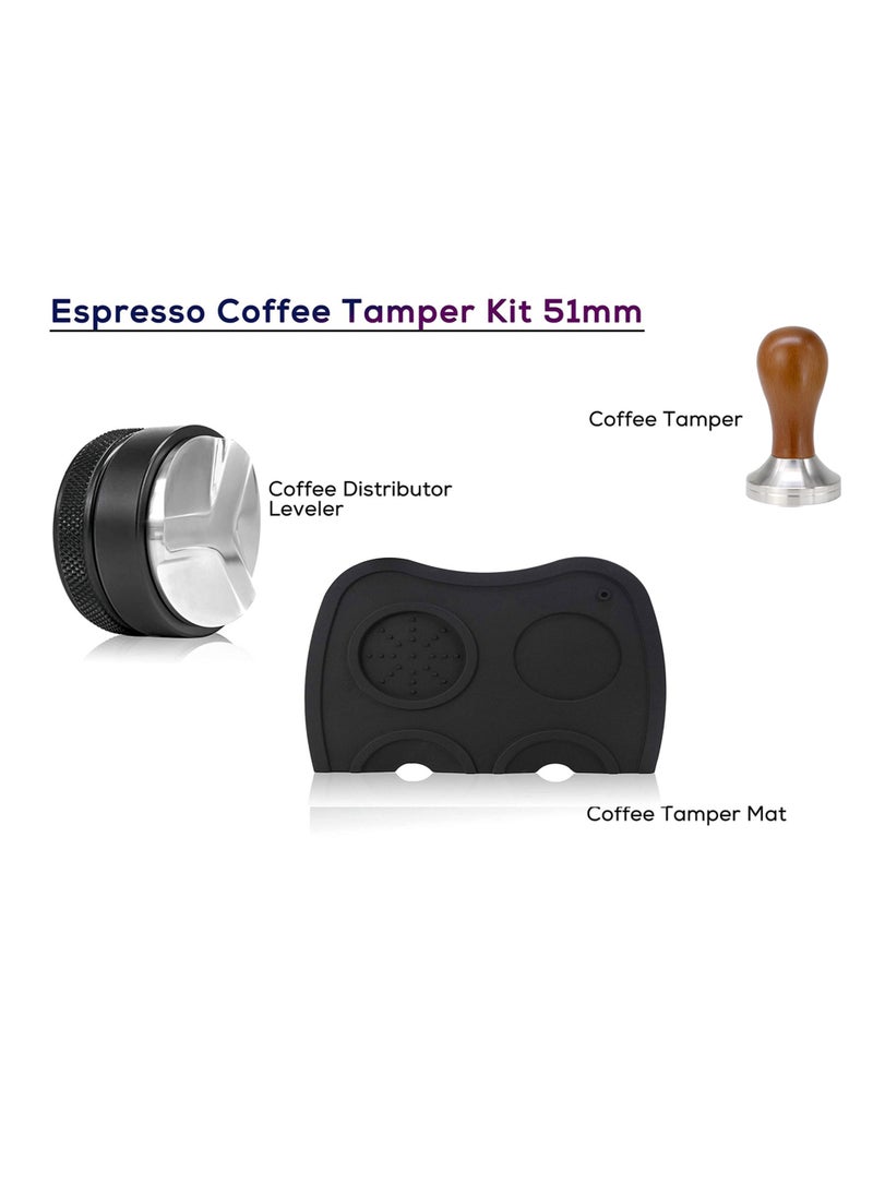 MIBRU - Espresso Machine Set For Delonghi Dedica EC685M 680 Machines Size 51 mm - Image 1