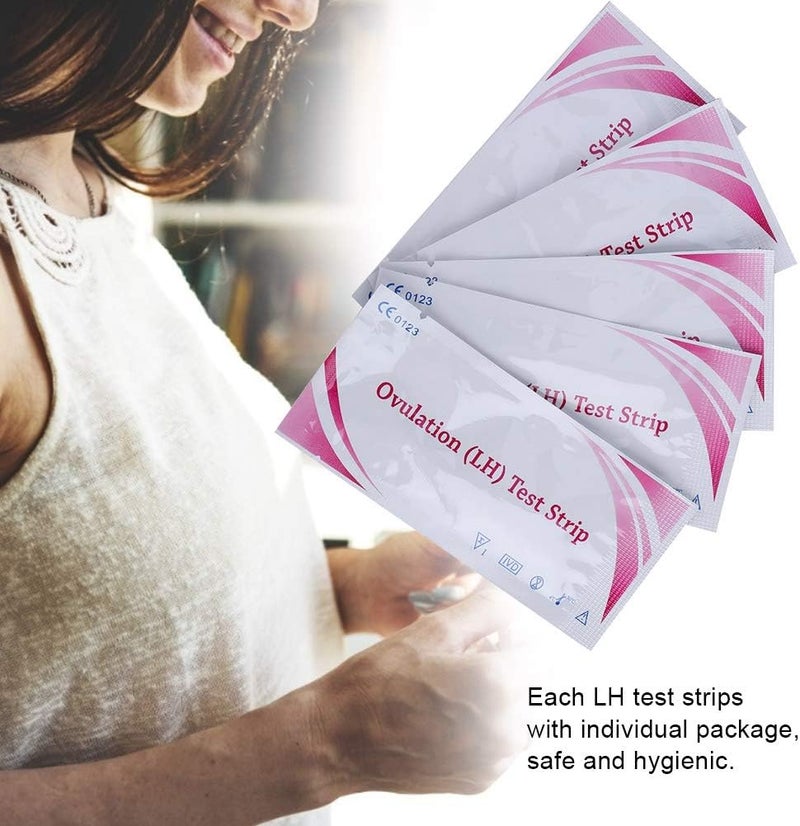 klarako 10 X LH Test Strip, LH ovulation test strip, Individual Package Pregnancy Test Fertility Monitor Ovulation Predict - Image 2