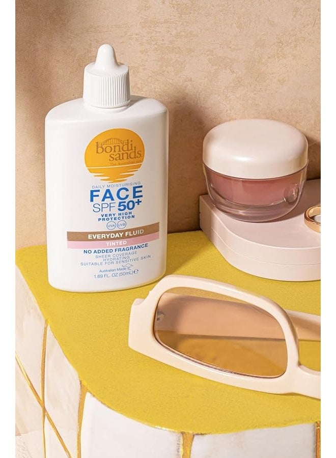 Bondi Sands SPF 50+ Fragrance Free Face Fluid 50ml - Image 2