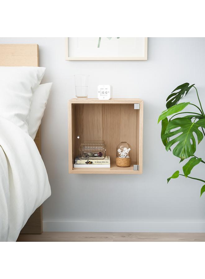 زبون باب زجاجي، زجاج شفاف، 31×31 سم - Image 2