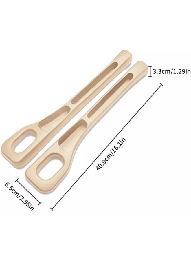 2PCS Car Seat Gap Filler, Vehicle-Mounted Gap Leak-Proof Filling Strip, Car Gap Filler Organiser with Holder Function, Car Side Seat Gap Filler Organizer, Prevents Falling Items (Beige) - Image 2