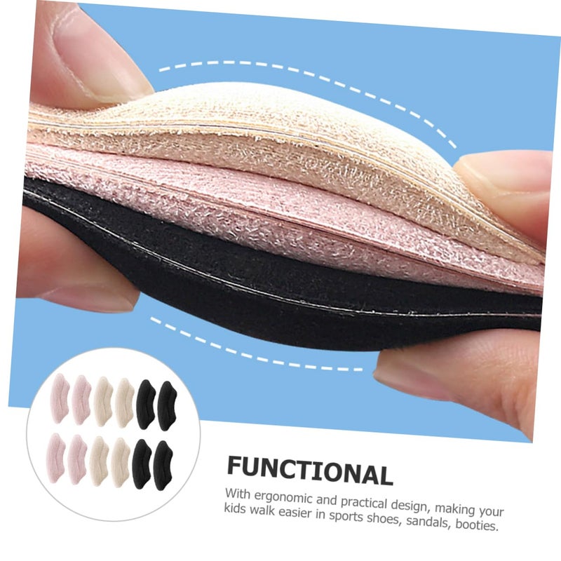 Cuttable Invisible Heel Cushions 6 Pairs Adjustable Inserts For Loose Shoes Comfort Fit Boys Girls - Image 5