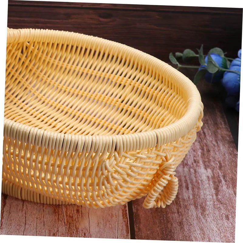 Hand Woven Proofing Basket Beige 31x22 5x9 5cm For Home Bakery And Dough Storage - Image 5
