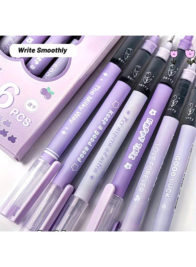 Dry ink colors, 6 pieces, 0.5 mm blue ink - Image 1