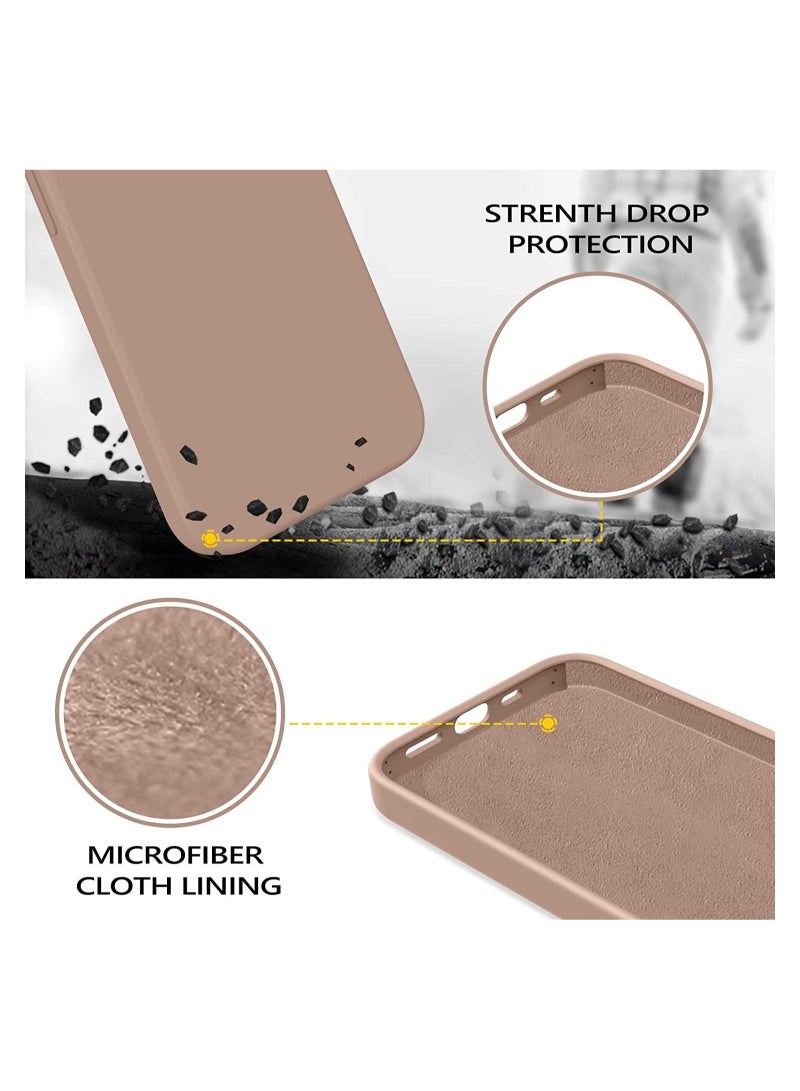 Case for iPhone 14 Pro Max 6.7 Inch Liquid Silicone Soft Gel Rubber Slim Thin Microfiber Lining Cushion Texture Cover Shockproof Protective Phone Case - Image 4