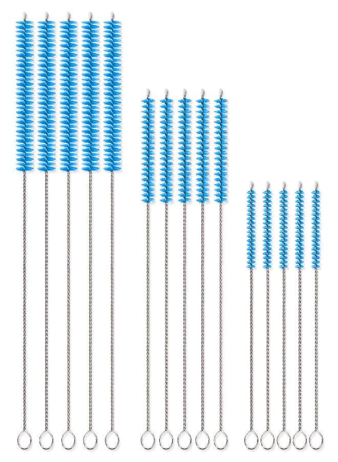 Hiware - Hiware 15-Piece Straw Cleaning Brush Set, Extra Long Nylon Straw Cleaner, Drinking Straws Cleaning Brush for Multiple Size Straws - Image 1