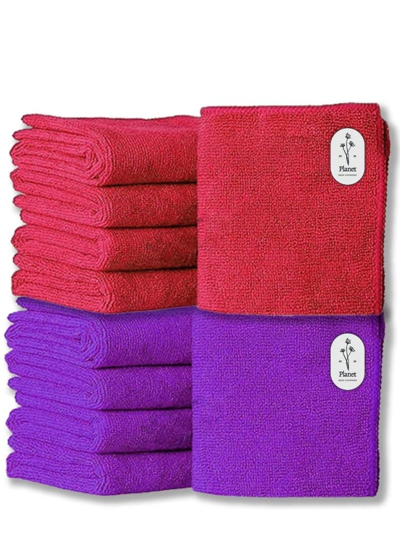 Microfiber cleaning cloths (8 Pieces) Multi-Purpose Reusable Absorbent Durable Cleaning Rag Pack - pzsku/ZAB0AE1993B0CC6CCD299Z/45/_/1726579960/323e0d14-1c5f-44d0-8367-260f1f1e21f4