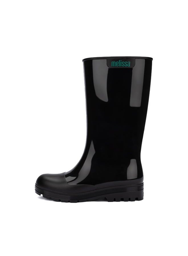 melissa Welly Women's Rain Boot, Black, 8 - Image 1