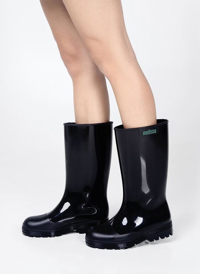 melissa Welly Women's Rain Boot, Black, 8 - Image 2