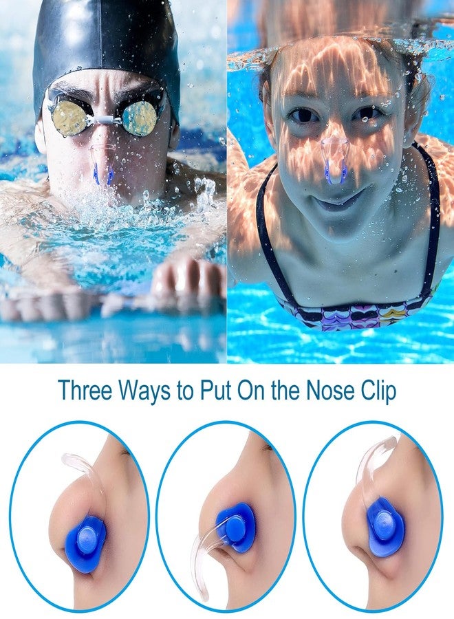 KYLELOVE Swimming Nose Clip,Silicone Waterproof Pool Nose Plugs for Swimming and Diving Multi Color Swim Nose Clip for Kids(Age 7+) Adults with Storage Box 10 Packs - Image 5