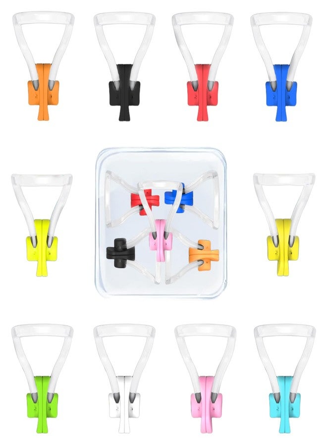 KYLELOVE Swimming Nose Clip,Silicone Waterproof Pool Nose Plugs for Swimming and Diving Multi Color Swim Nose Clip for Kids(Age 7+) Adults with Storage Box 10 Packs - Image 1