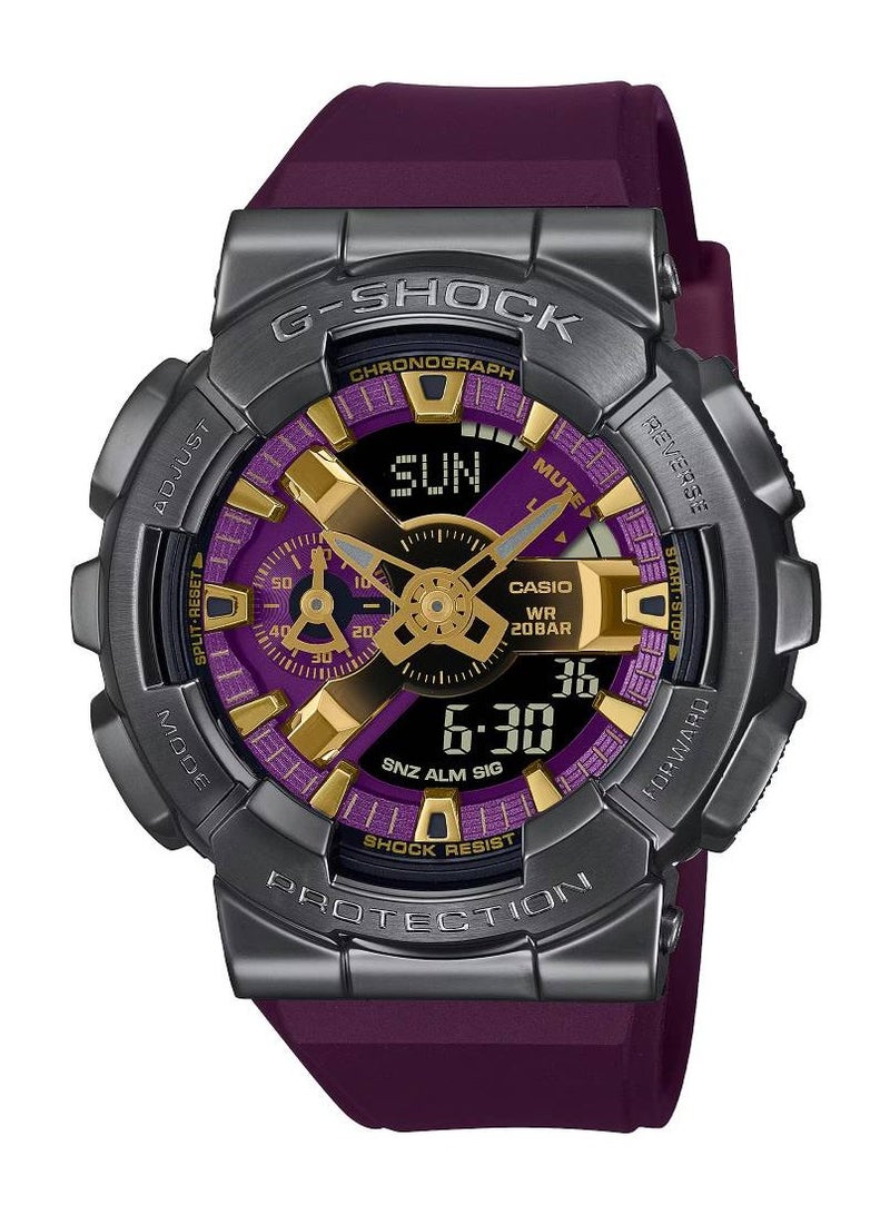 CASIO ساعة يد للجنسين انالوج+رقمية دائرية الشكل من الراتنج GM-110CL-6ADR - 48.8 ملم - Image 1