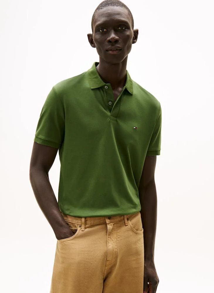 Regular Fit Flag Embroidery Polo Shirt