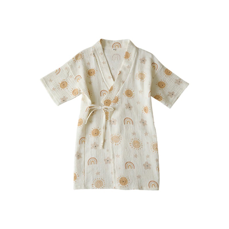 2026 New Kids' Bathrobe, A-Grade Cotton Gauze Baby Onesie Towel, Quick-Drying and Absorbent - Image 2