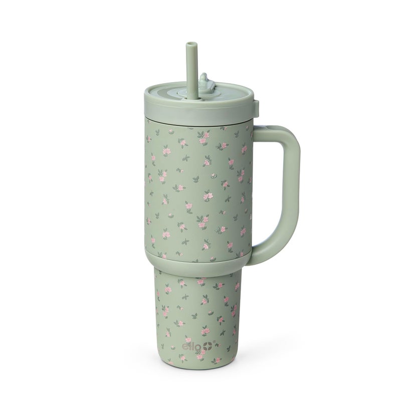 Ello Oasis 30oz Stainless Steel Tumbler - Full Bloom - Image 1