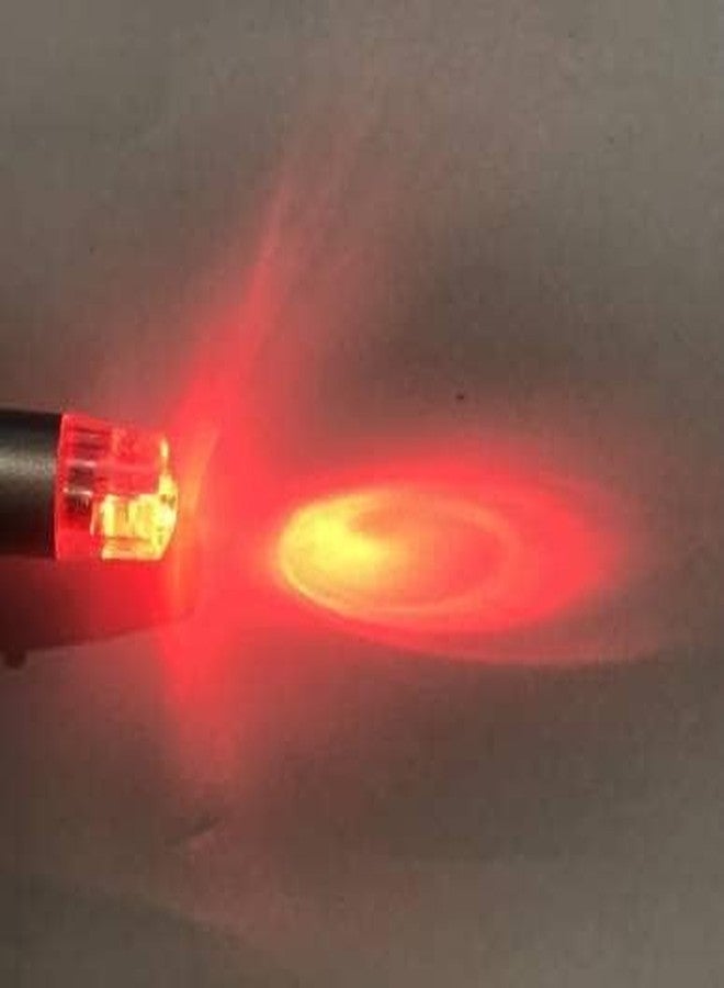 GR DESIGN® 3 in 1 Laser Pointer,Laser Torch with Emergency Hazard LED Light and Key Chain Hook (Red) with 3 Button Size Cells (Pack of 1) - Image 4
