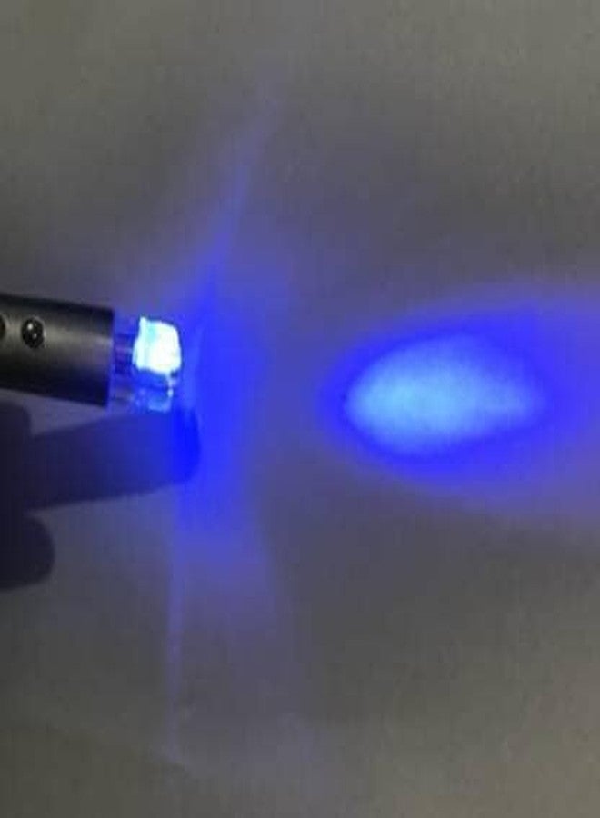 GR DESIGN® 3 in 1 Laser Pointer,Laser Torch with Emergency Hazard LED Light and Key Chain Hook (Red) with 3 Button Size Cells (Pack of 1) - Image 3
