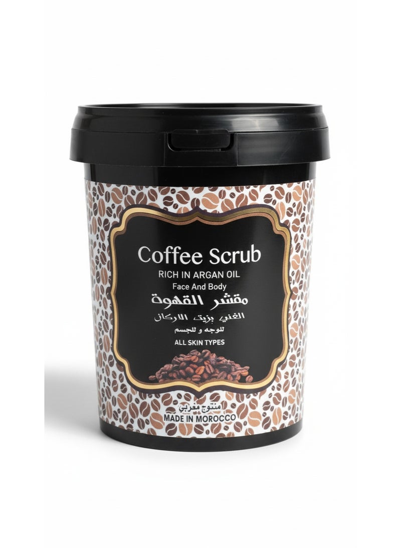 Zein Lilaraiss Zein Ularaisse Coffee Scrub 500g – Nourishing Face and Body Scrub Rich in Argan Oil - Image 1
