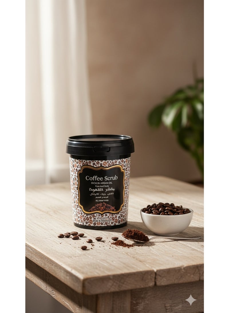 Zein Lilaraiss Zein Ularaisse Coffee Scrub 500g – Nourishing Face and Body Scrub Rich in Argan Oil - Image 4