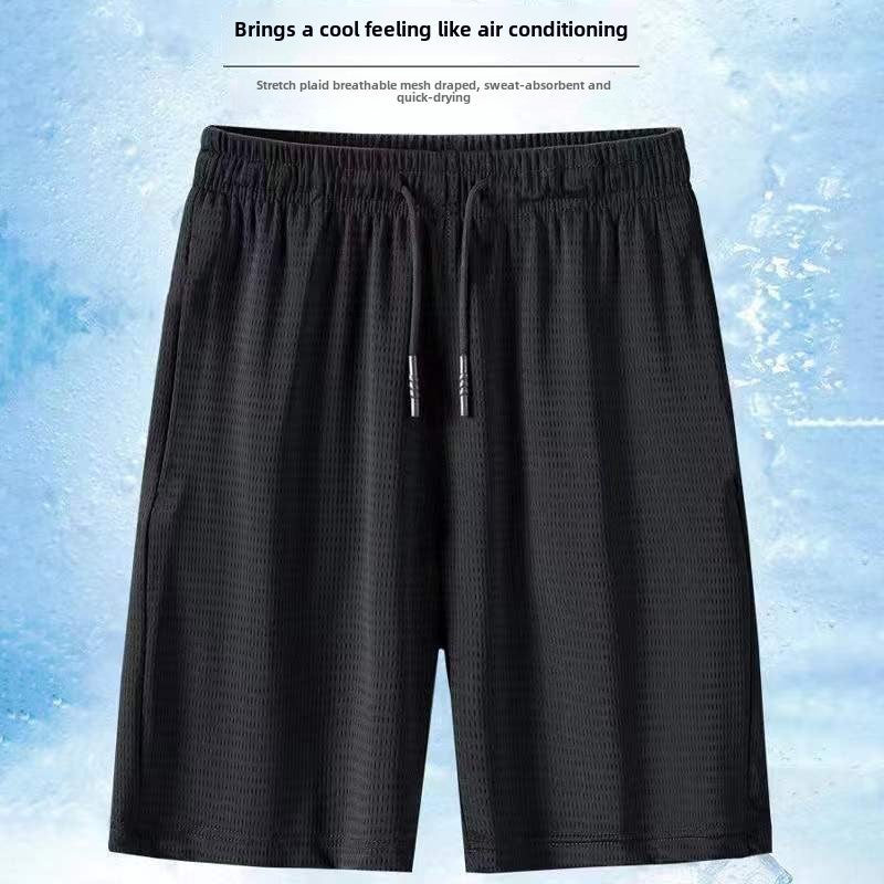 Mens Camo Mesh Quick-Dry Shorts Summer Casual Breathable mesh  - Image 1